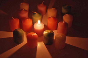 An image of candles.