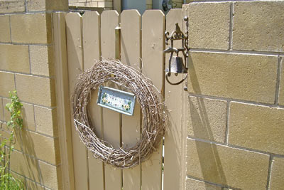 Backyard gate of 300 West Second Avenue, Cheyenne, Wyoming, taken July 8, 2008.