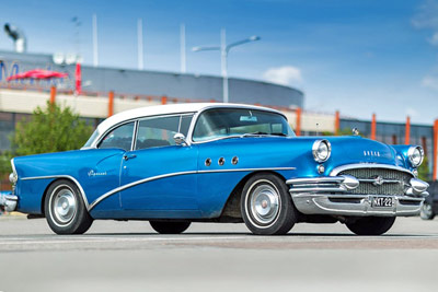 A photographic image of a 1955 Buick Special.
