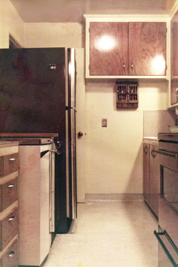 A photographic image of the kitchen in our house in Cheyenne.