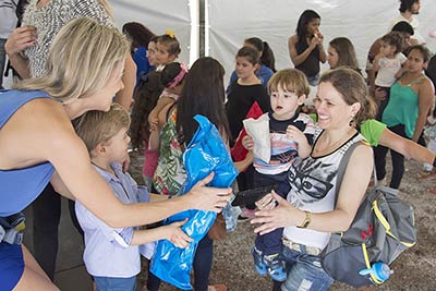 A photographic image of a child in ministry