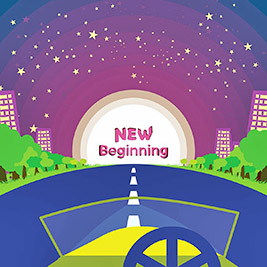 A rendering of a new beginning.