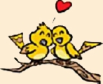 An image of lovebirds.